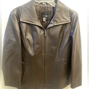 EAST 5TH Women’s Fontana Brown Leather Jacket - NWT